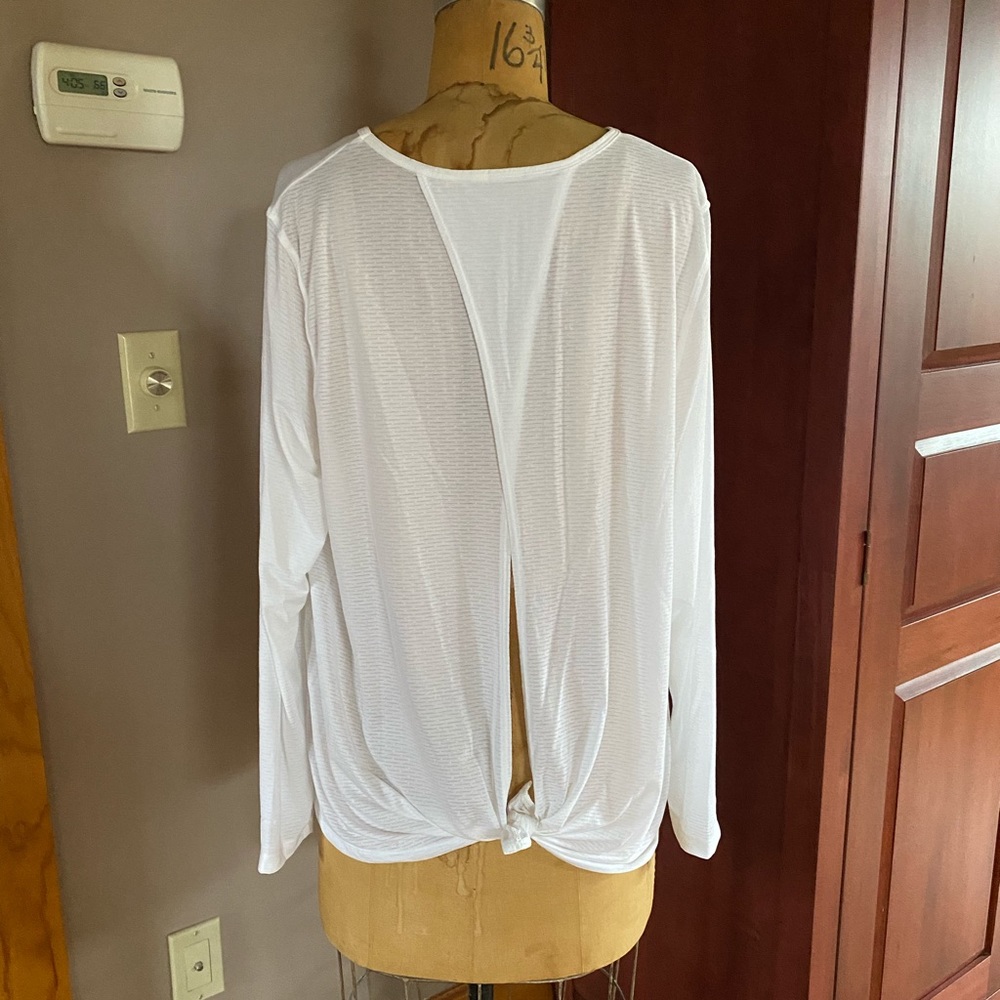 All In Motion Tie Back Workout Top